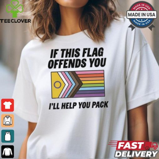 The Little Boy If This Flag Offends You I’ll Help You Pack shirt