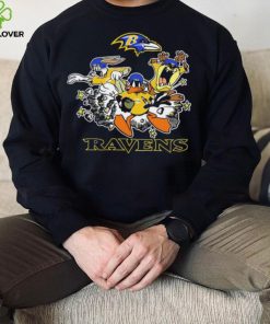 The Looney Tunes cartoon Baltimore Ravens football logo characters hoodie, sweater, longsleeve, shirt v-neck, t-shirt