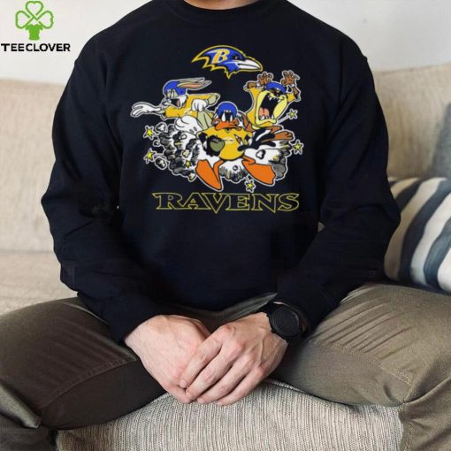 The Looney Tunes cartoon Baltimore Ravens football logo characters hoodie, sweater, longsleeve, shirt v-neck, t-shirt