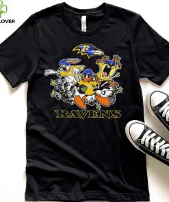 The Looney Tunes cartoon Baltimore Ravens football logo characters hoodie, sweater, longsleeve, shirt v-neck, t-shirt