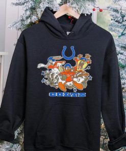 The Looney Tunes cartoon Indianapolis Colts football logo characters hoodie, sweater, longsleeve, shirt v-neck, t-shirt