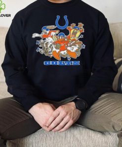 The Looney Tunes cartoon Indianapolis Colts football logo characters hoodie, sweater, longsleeve, shirt v-neck, t-shirt