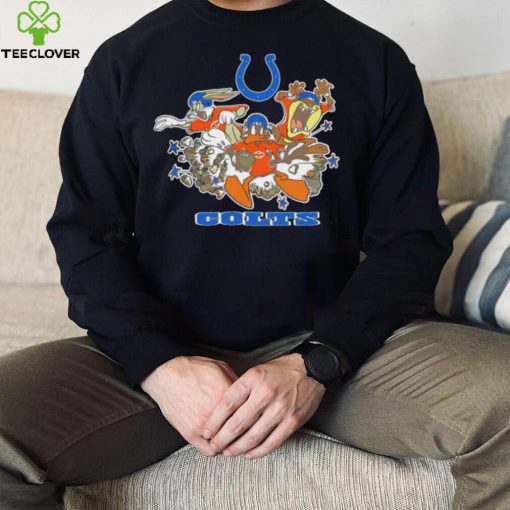 The Looney Tunes cartoon Indianapolis Colts football logo characters hoodie, sweater, longsleeve, shirt v-neck, t-shirt