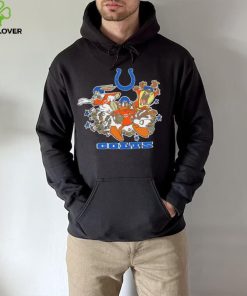 The Looney Tunes cartoon Indianapolis Colts football logo characters hoodie, sweater, longsleeve, shirt v-neck, t-shirt