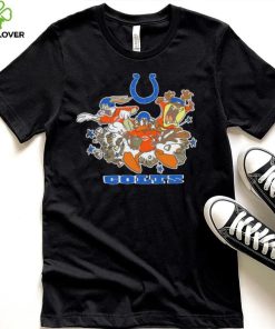 The Looney Tunes cartoon Indianapolis Colts football logo characters hoodie, sweater, longsleeve, shirt v-neck, t-shirt