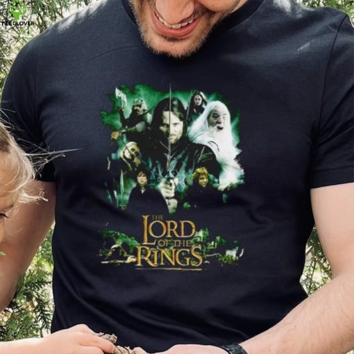 The Lord Of The Rings Epic Trilogy Aragorn, Gandalf, Frodo Graphic Shirt