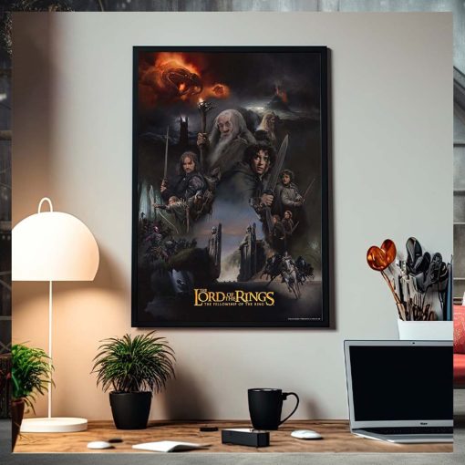 The Lord Of The Rings The Fellowship Of The Ring Vintage Home Decor Poster Canvas