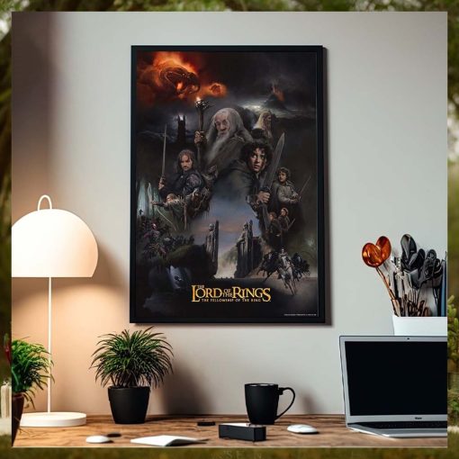The Lord Of The Rings The Fellowship Of The Ring Vintage Home Decor Poster Canvas
