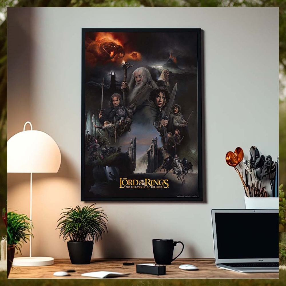 The Lord Of The Rings The Fellowship Of The Ring Vintage Home Decor Poster Canvas The Lord Of The Rings The Fellowship Of The Ring Vintage Home Decor Poster Canvas