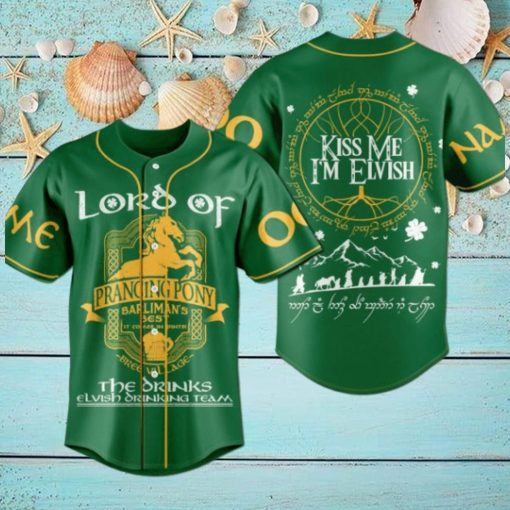 The Lord Of The Rings The Prancing Pony Custom Baseball Jersey