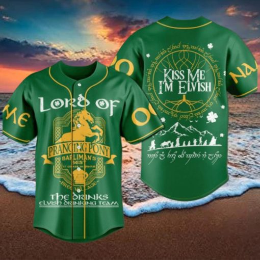 The Lord Of The Rings The Prancing Pony Custom Baseball Jersey