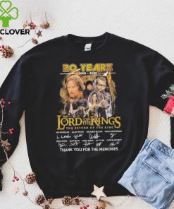 The Lord Of The Rings The Return Of The King 20 Years 2003 2023 Thank You For The Memories Signatures Shirt