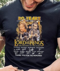 The Lord Of The Rings The Return Of The King 20 Years 2003 2023 Thank You For The Memories Signatures Shirt 1 The Lord Of The Rings The Return Of The King 20 Years 2003 2023 Thank You For The Memories Signatures Shirt