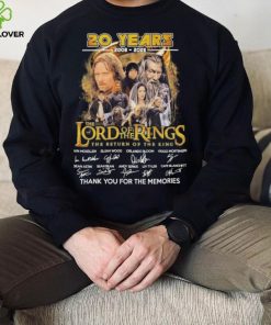 The Lord Of The Rings The Return Of The King 20 Years 2003 2023 Thank You For The Memories Signatures Shirt 2 The Lord Of The Rings The Return Of The King 20 Years 2003 2023 Thank You For The Memories Signatures Shirt