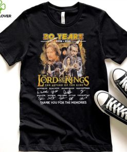 The Lord Of The Rings The Return Of The King 20 Years 2003 2023 Thank You For The Memories Signatures Shirt 3 The Lord Of The Rings The Return Of The King 20 Years 2003 2023 Thank You For The Memories Signatures Shirt