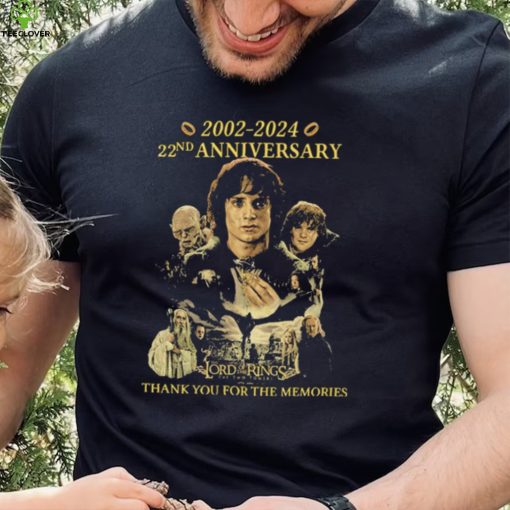 The Lord Of The Rings The Two Towers 2002 2024 22nd Anniversary Thank You For Memories Shirt