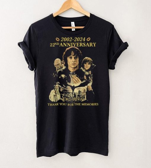 The Lord Of The Rings The Two Towers 2002 2024 22nd Anniversary Thank You For Memories Shirt