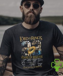 The Lord of the Rings The Return Of The King 23 Years Of Release 2001 – 2024 Thank You For The Memories T Shirt