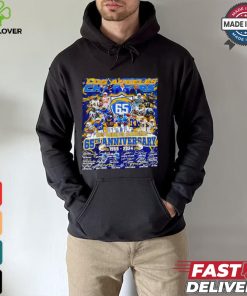 The Los Angeles Chargers 65th anniversary 1959 2024 signatures shirt