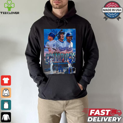 The Los Angeles Dodgers Are Al West Champions MLb 2024 Season 11th Time In 12 Years hoodie, sweater, longsleeve, shirt v-neck, t-shirt