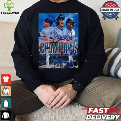 The Los Angeles Dodgers Are Al West Champions MLb 2024 Season 11th Time In 12 Years hoodie, sweater, longsleeve, shirt v-neck, t-shirt