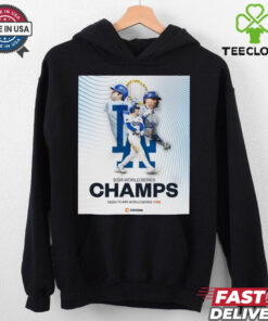 The Los Angeles Dodgers Are World Series Champions Odds To Win World Series 750 t shirt