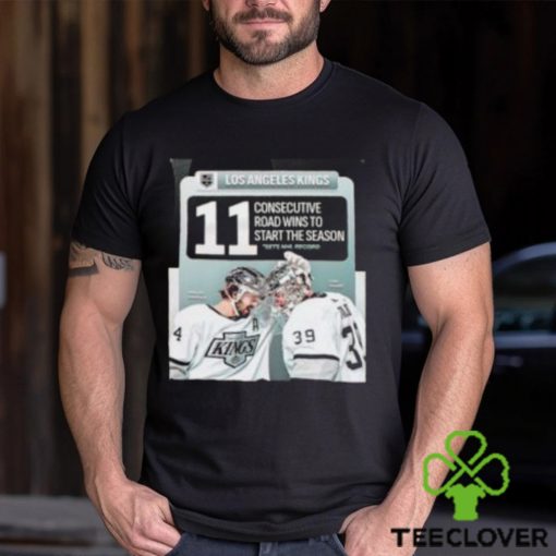 The Los Angeles Kings 11 Consecutive Road Wins To Start The Season Is An NHL Record Classic T Shirt