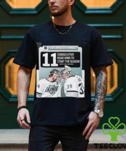 The Los Angeles Kings 11 Consecutive Road Wins To Start The Season Is An NHL Record Classic T Shirt