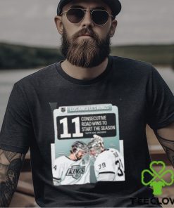 The Los Angeles Kings 11 Consecutive Road Wins To Start The Season Is An NHL Record Classic T Shirt