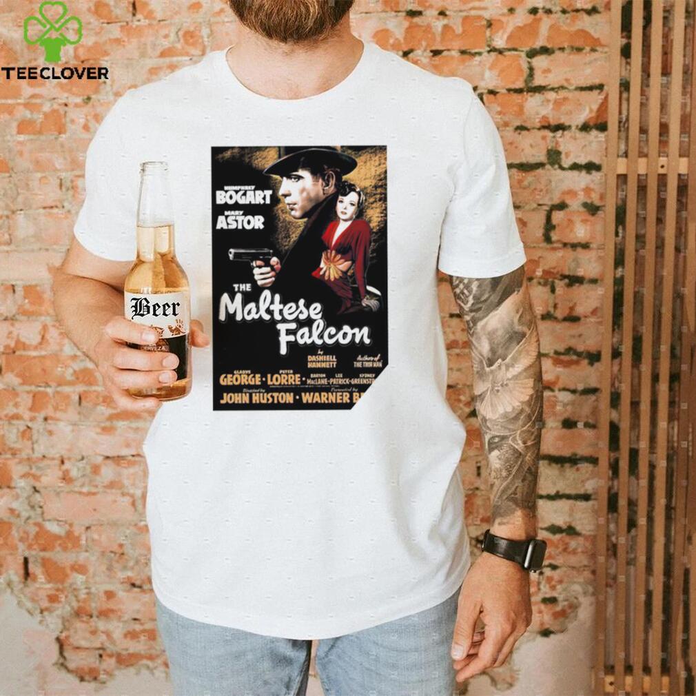 The Maltese Falcon movie retro poster shirt The Maltese Falcon movie retro poster shirt