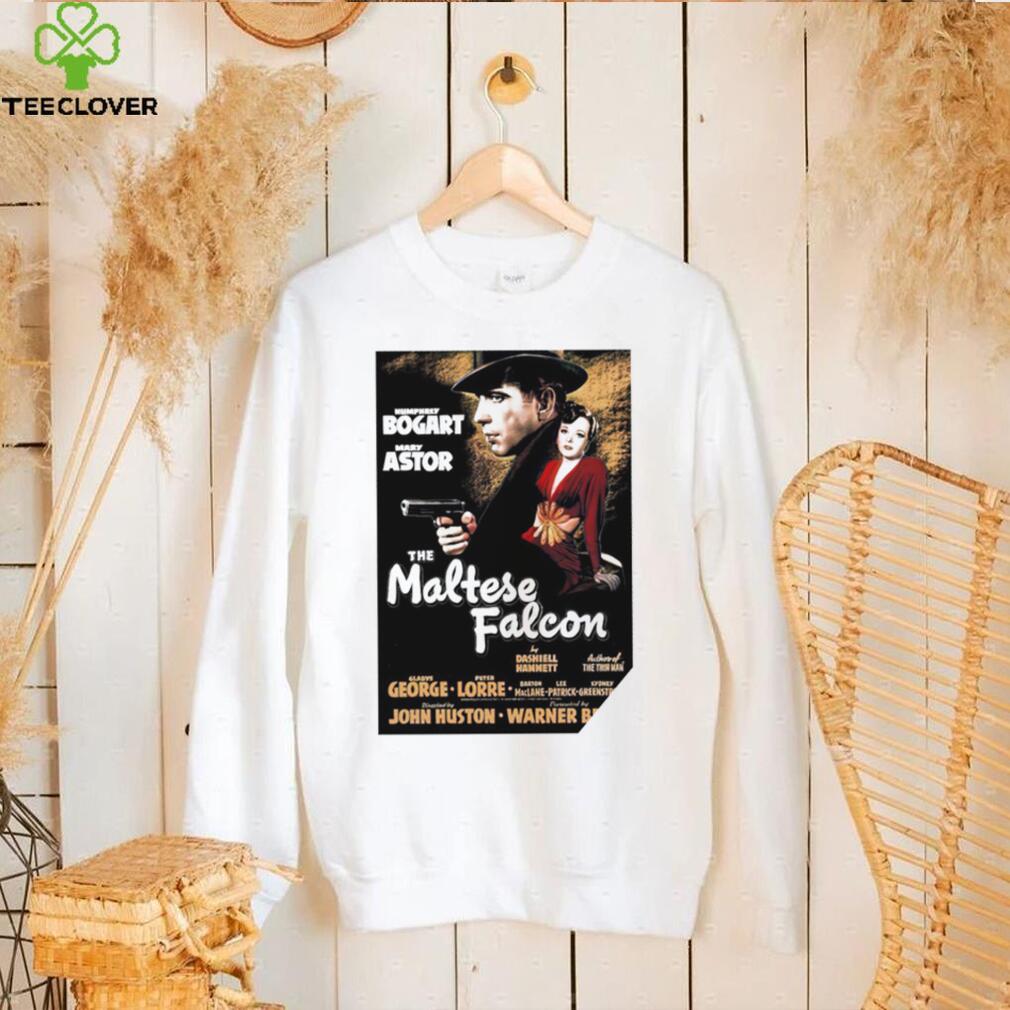 The Maltese Falcon movie retro poster shirt The Maltese Falcon movie retro poster shirt