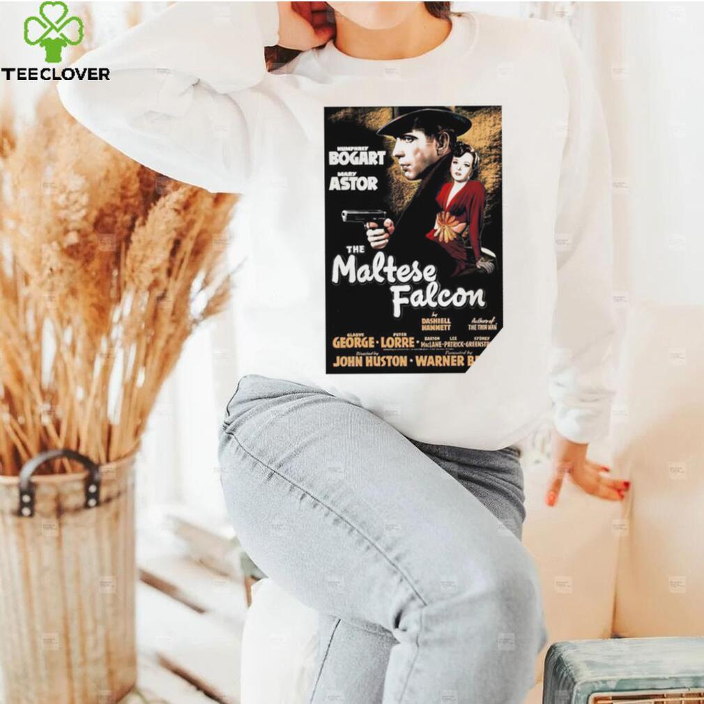 The Maltese Falcon movie retro poster shirt The Maltese Falcon movie retro poster shirt