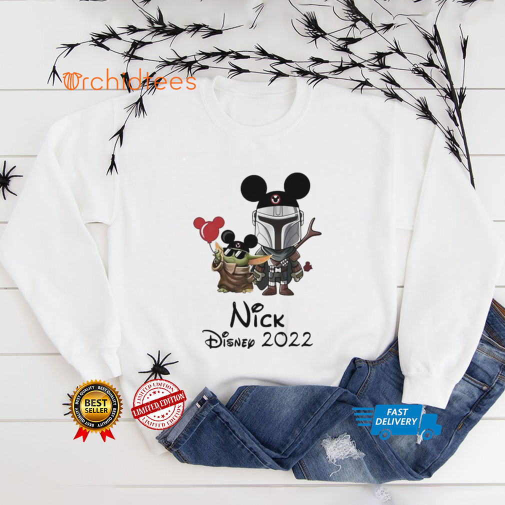 The Mandalorian And Baby Yoda nick Disney 2022 shirt The Mandalorian And Baby Yoda nick Disney 2022 shirt