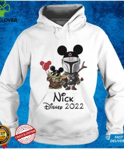 The Mandalorian And Baby Yoda nick Disney 2022 shirt