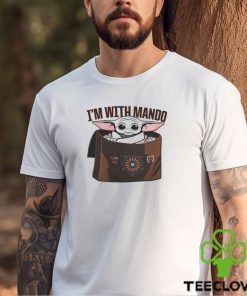 The Mandalorian I'm With Mando White T Shirt