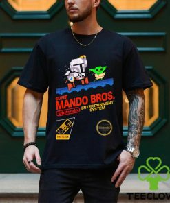 The Mandalorian X Super Mario Bros Super Mando Bros Dintendo game hoodie, sweater, longsleeve, shirt v-neck, t-shirt