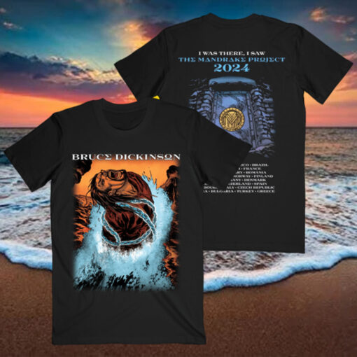 The Mandrake Project 2024 Tour Necropolis Tee shirts