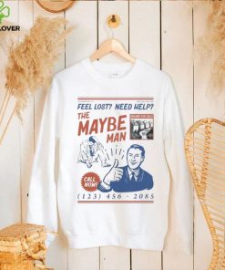 The Maybe Man Retro Ad shirt