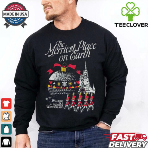 The Merriest Place On Earth Walking In A Winter Wonderland Disney Lead Soldier Christmas T shirts