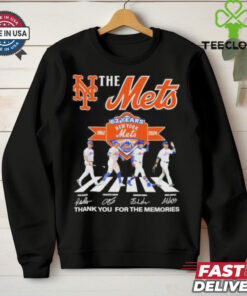 The Mets Abbey Road NLCS 62 Years 1962 2024 Thank You For The Memories Signatures Shirt