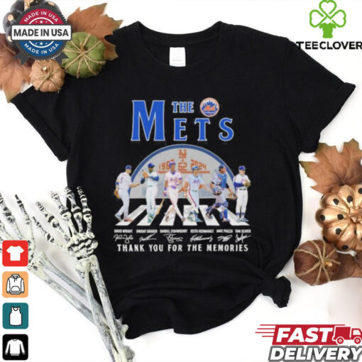 The Mets Baseball Abbey 1962 2024 Thank You For The Memories Signatures Shirt