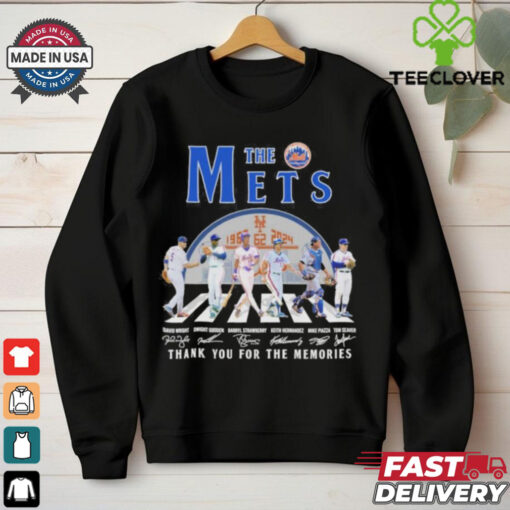 The Mets Baseball Abbey 1962 2024 Thank You For The Memories Signatures Shirt