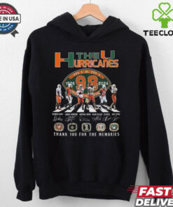 The Miami Hurricanes 98th Anniversary 1926 2024 Thank You For The Memories Walking Signatures Shirt