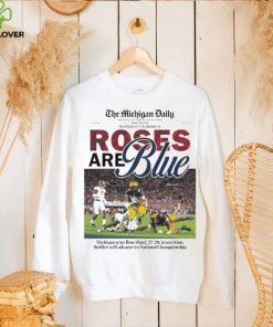 The Michigan Daily Rose Are Blue Front Cover Shirt