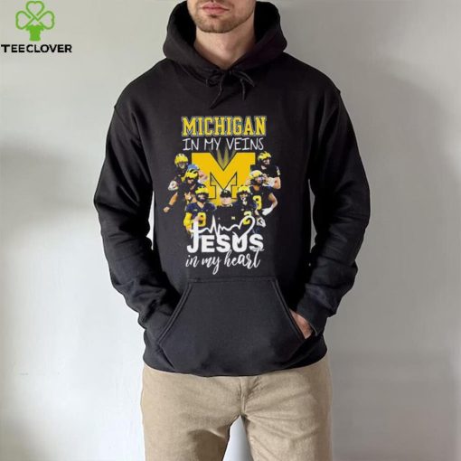 The Michigan In My Veins Jesus In My Heart Shirt