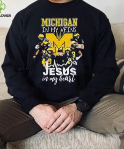 The Michigan In My Veins Jesus In My Heart Shirt