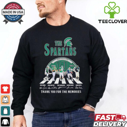 The Michigan State Spartans 141st Anniversary 1884 2025 signatures shirt