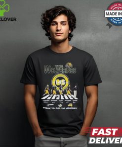 The Michigan Wolverines 145 Years Thank You For The Memories T Shirt