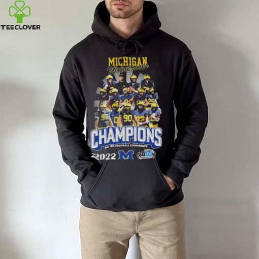 The Michigan Wolverines 2022 Big Ten Football Conference Champions Shirt