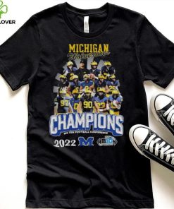 The Michigan Wolverines 2022 Big Ten Football Conference Champions Shirt